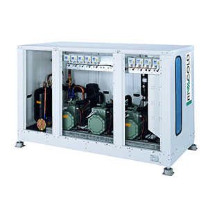 CX_B3 -  multicompressor pack systems with built-in or remote condenser and semi-hermetic compressors